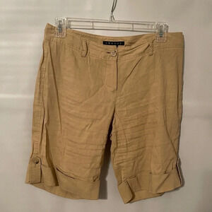 Theory Linen Bermuda Shorts